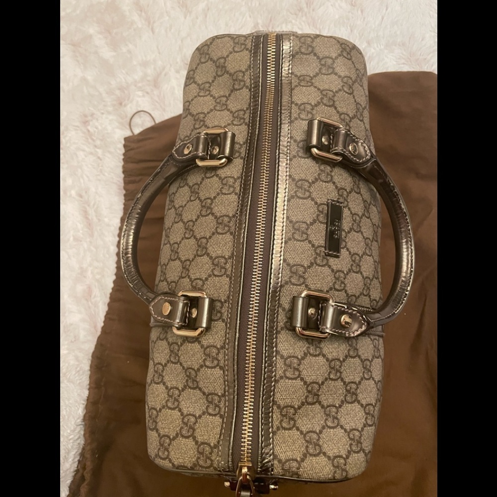AUTHENTIC GUCCI SPEEDY STYLE MONO GG BAG